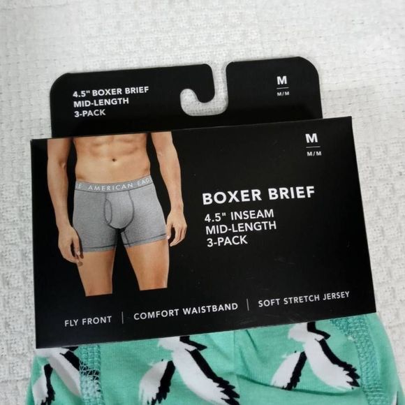 American Eagle Outfitters Shadow Eagle Classic Boxer Briefs Medium - Picture 3 of 4